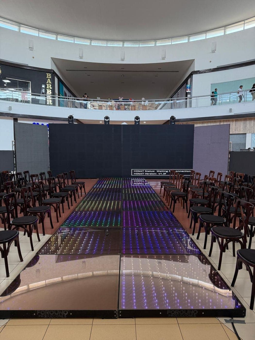 Montaje completo con iluminación